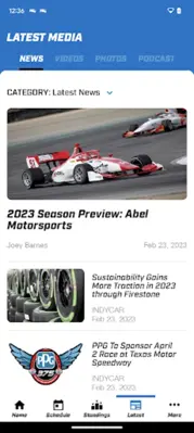 INDYCAR android App screenshot 0