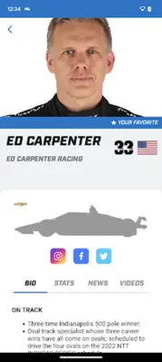 INDYCAR android App screenshot 3